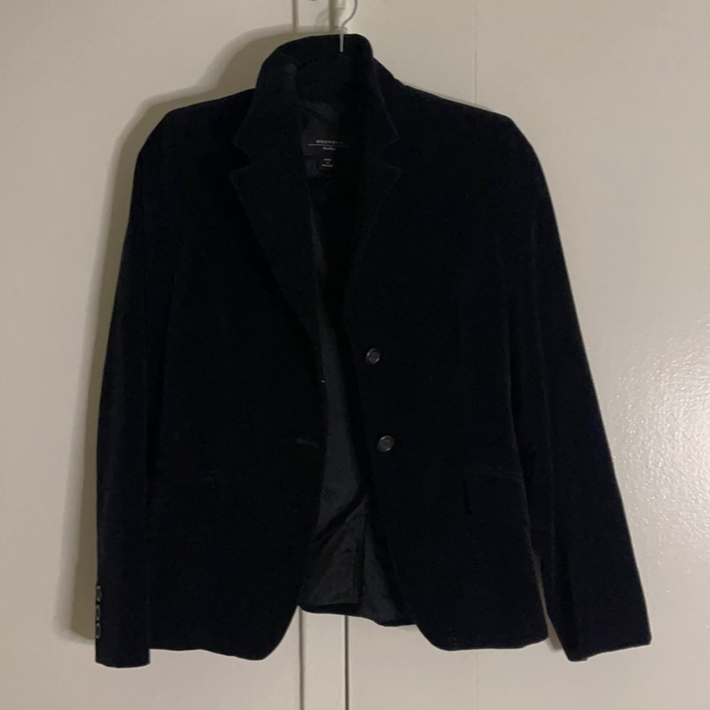Weekend Max Mara Black Velvet Blazer